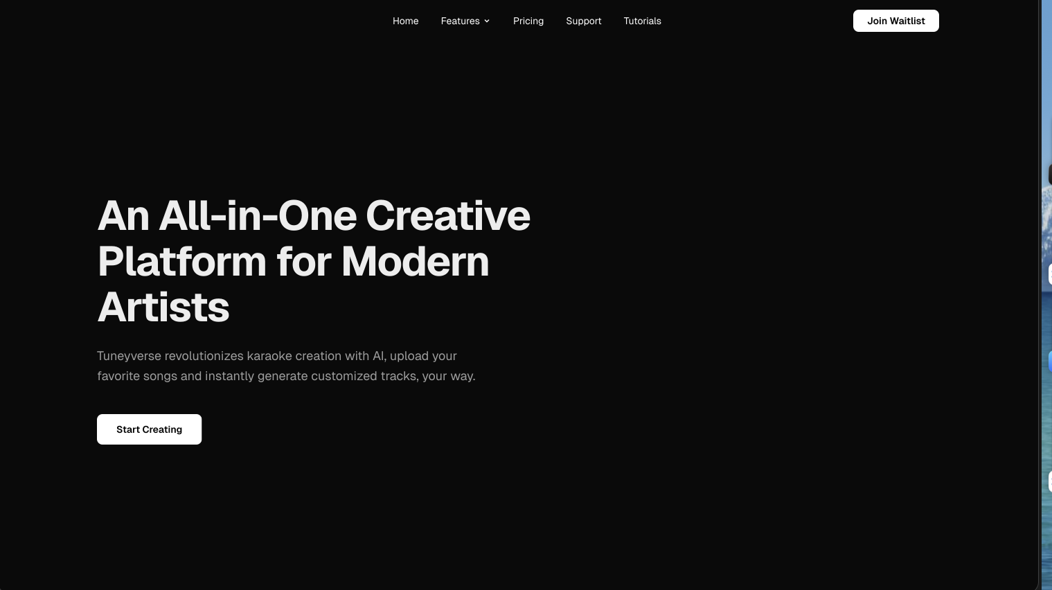 Tuneyverse - Creative platform for modern artists